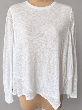 LULULEMON Sweetest Day Long Sleeve Asymmetrical Hem Top EUC